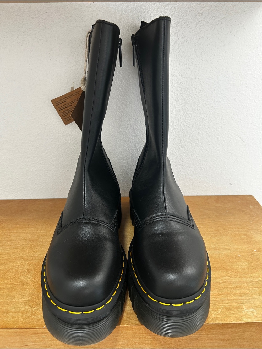 Dr. Martens Women's Audrick Chelsea Platform Tall Chelsea Boot 10 - Picture 7 of 10
